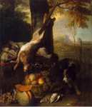 Desportes Francois Still Life with a Dead Hare and Fruit  - Hermitage